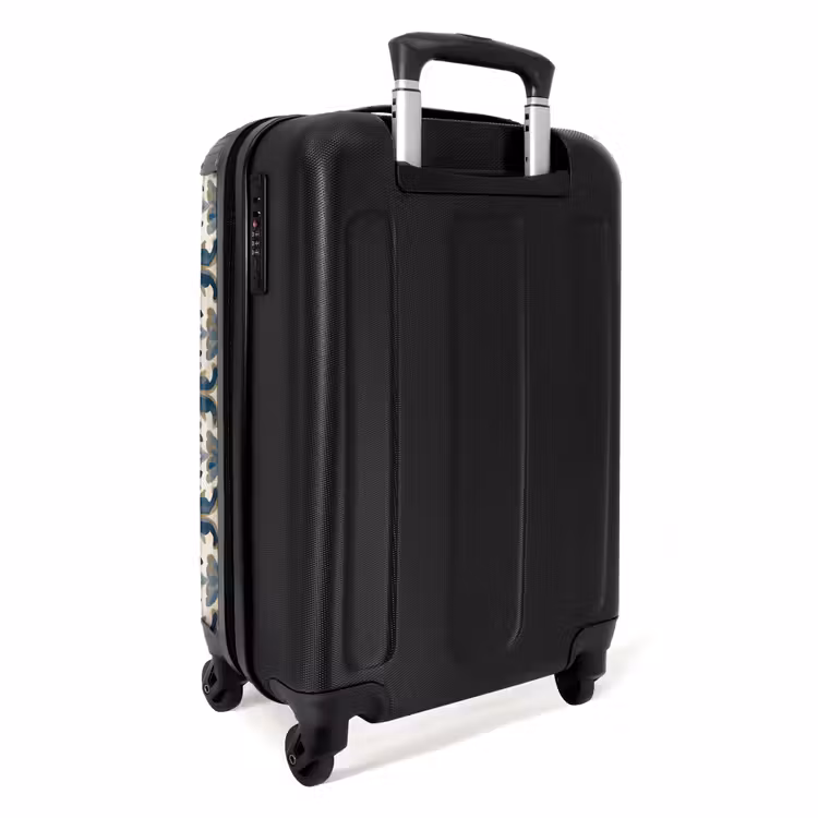 Valise - Carrelage - Motif - Bleu - Beige — 4