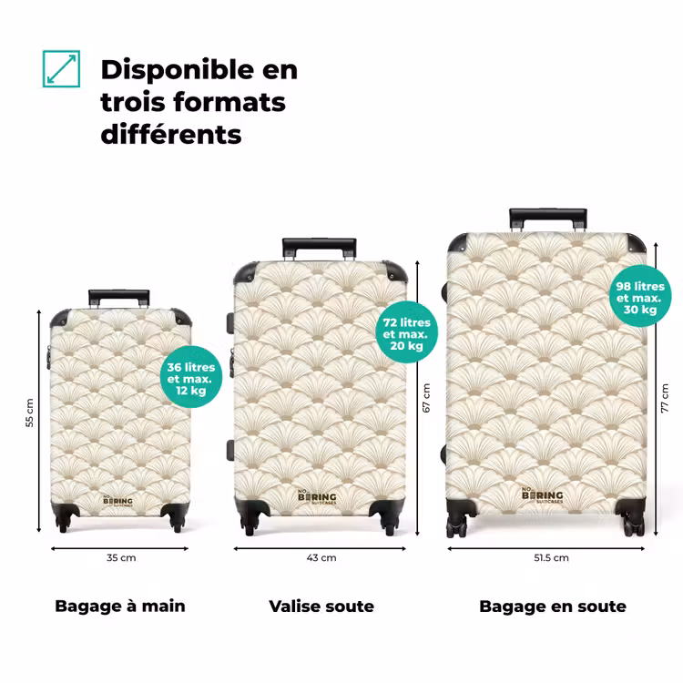 Valise - Classic - Art - Beige — 3