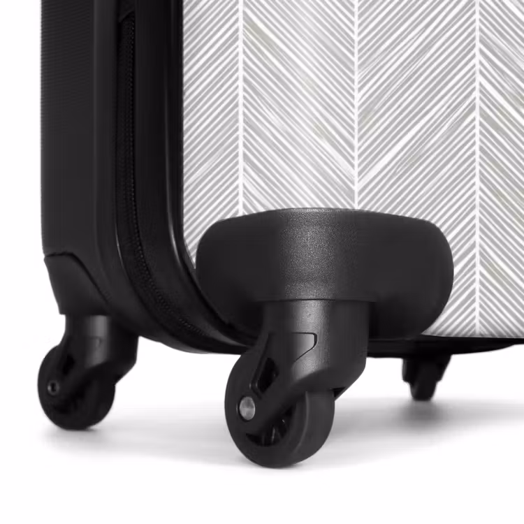 Valise - Classique - Chevrons - Gris — 7
