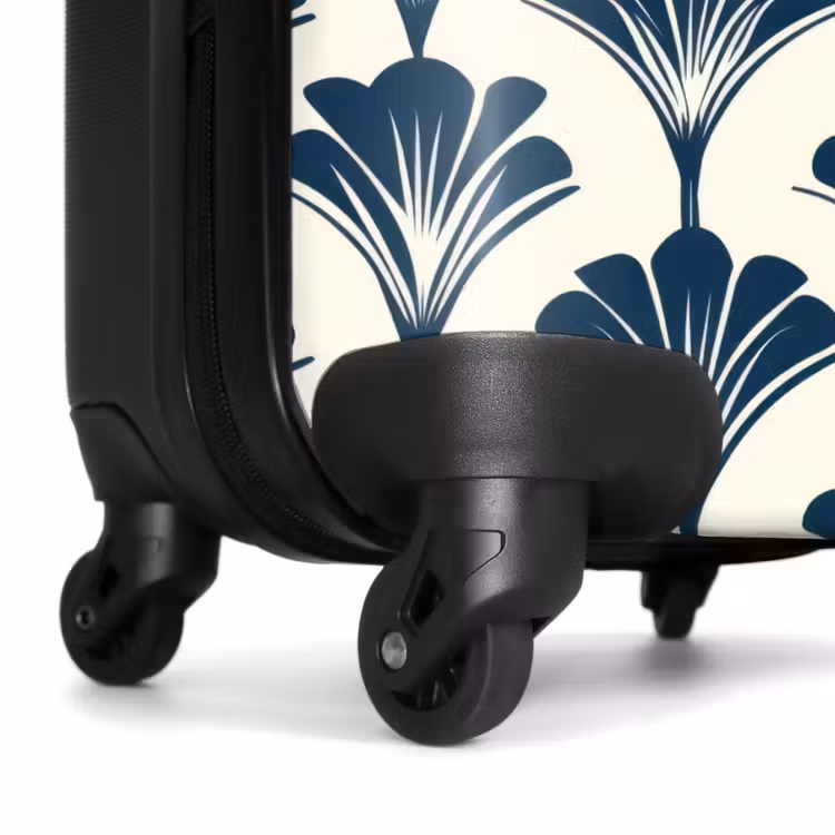 Valise - Classique - Motif - Bleu — 7