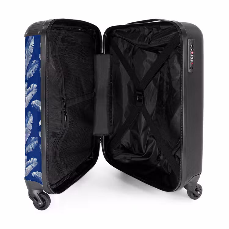 Valise - Feuille - Palmier - Bleu — 5