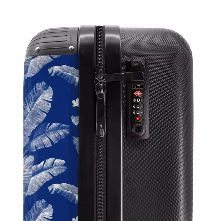Valise - Feuille - Palmier - Bleu — 6
