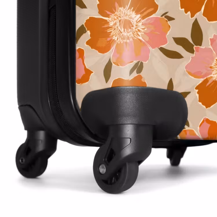 Valise - Fleurs - Motif - Rétro — 7