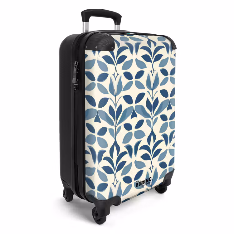 Valise - Flora - Moderne - Bleu — 2