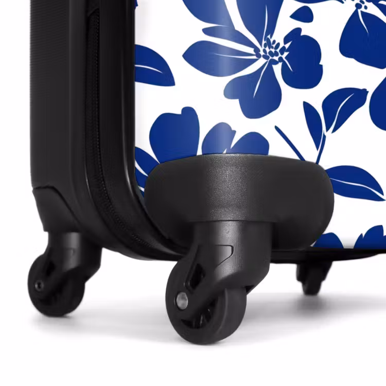 Valise - Floral - Moderne - Bleu — 7