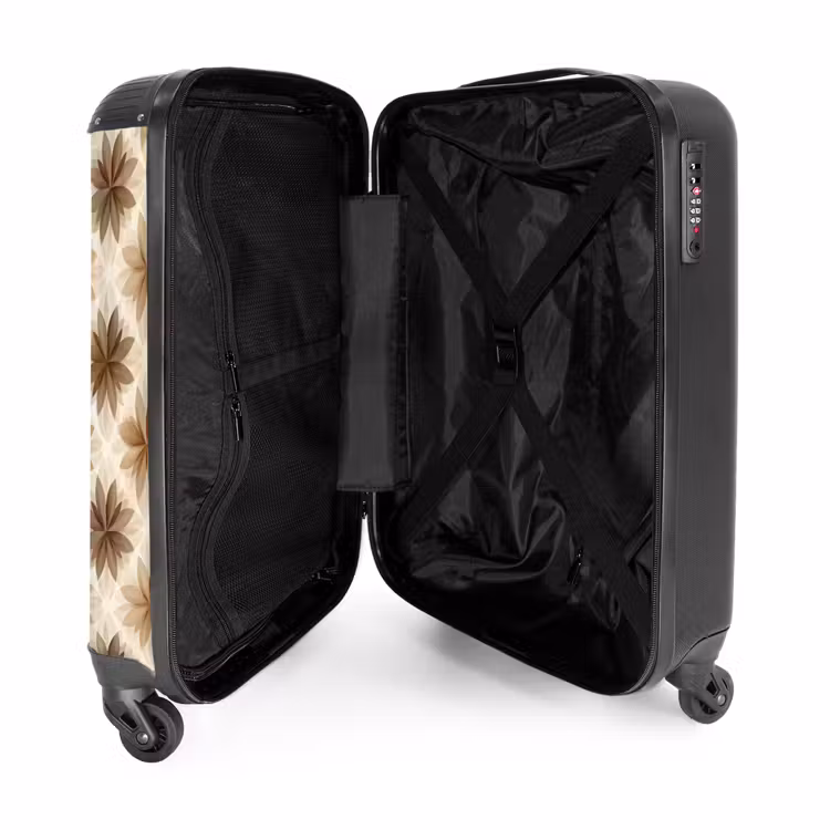 Valise - Géographique - Motif - Marron — 5