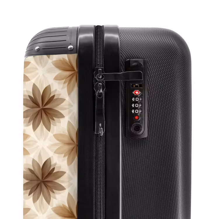 Valise - Géographique - Motif - Marron — 6