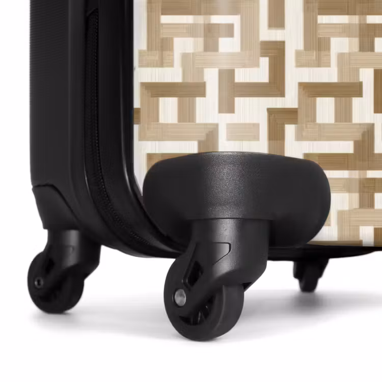 Valise - Géométrique - Rétro - Marron — 7