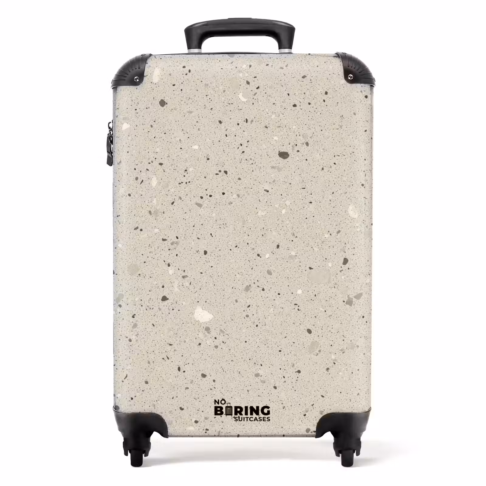 Valise - Beige clair - Terrazzo - Gris — 1