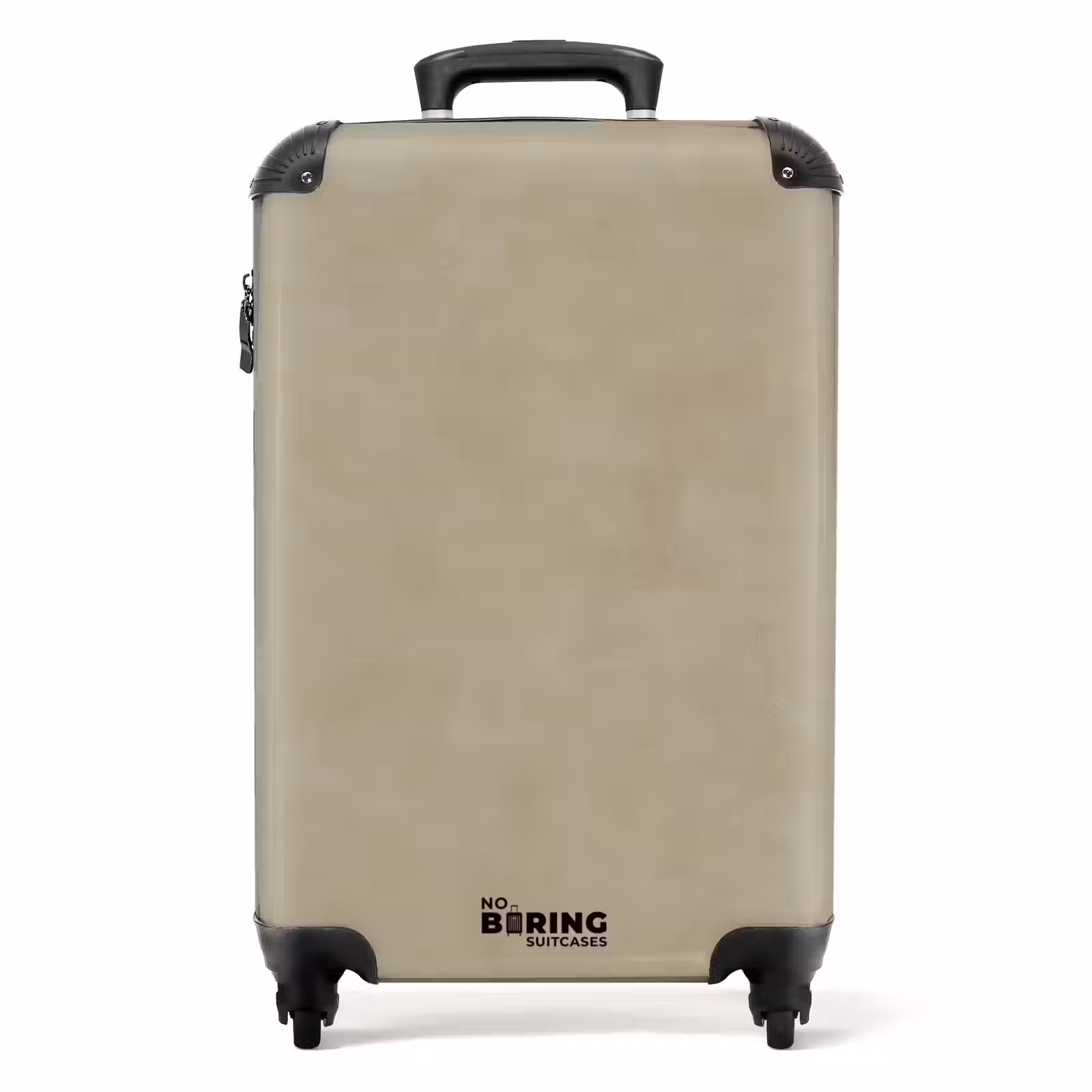 Valise - Couleur taupe - Texture nuageuse - Naturelle — 1