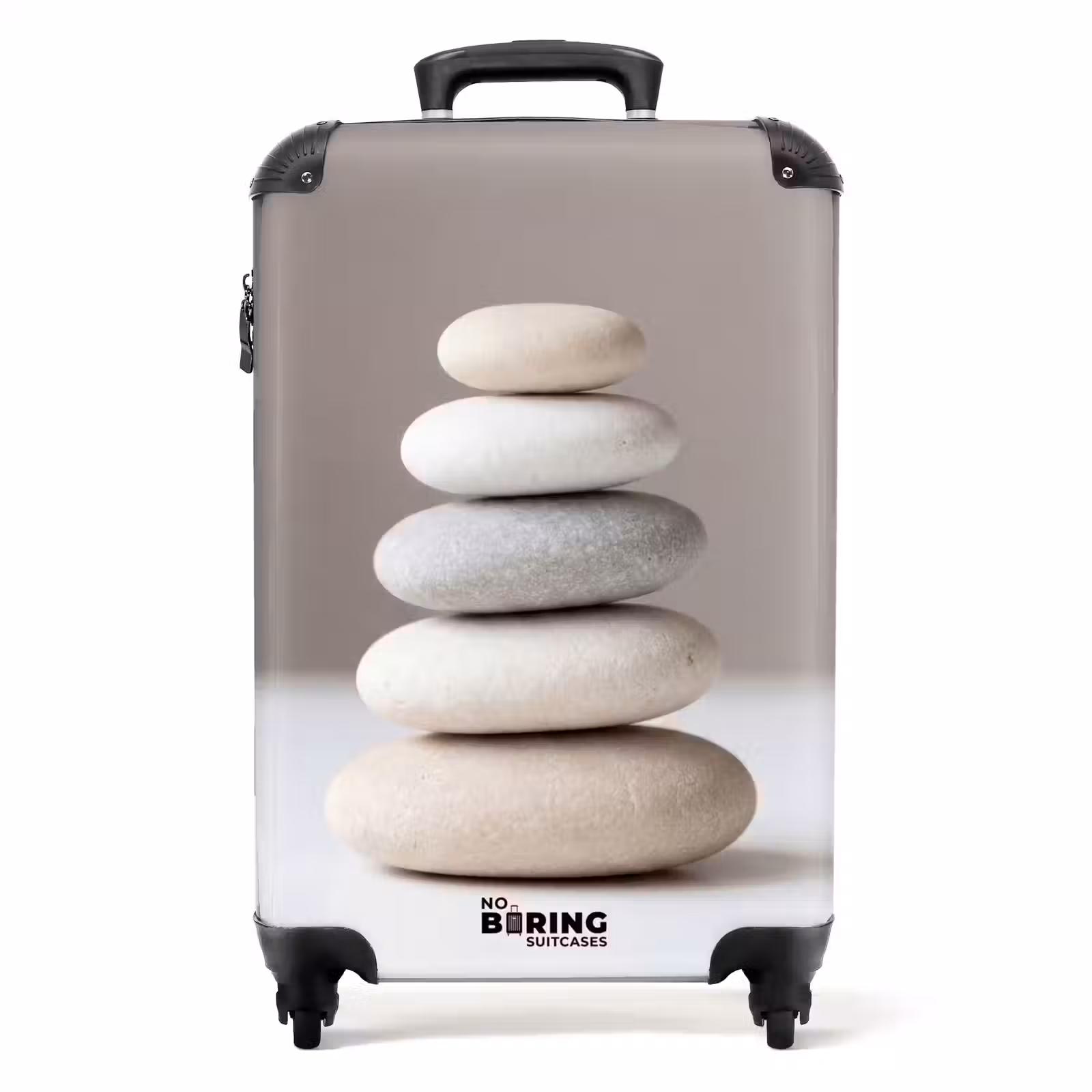 Valise - Empilés - Pierres - Gris — 1
