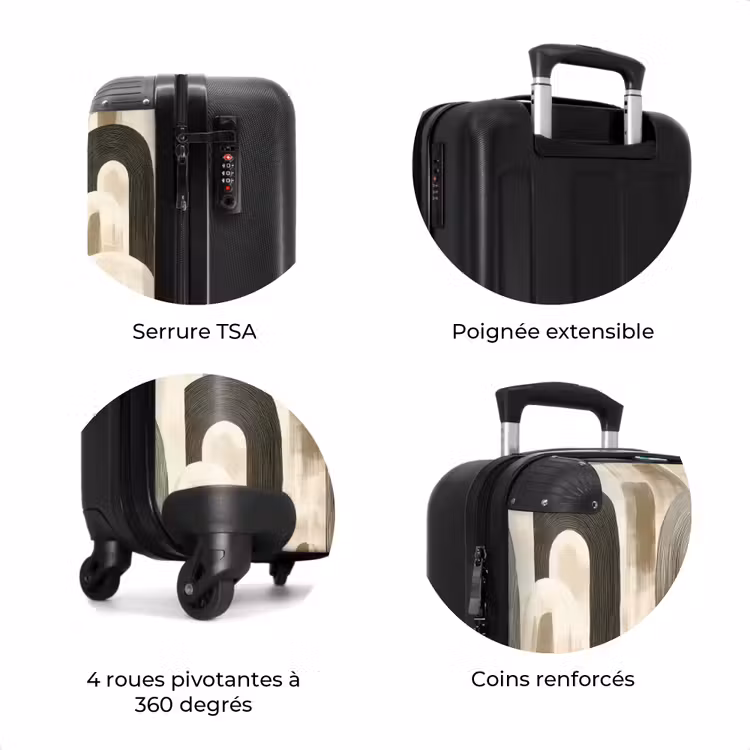 Valise - Abstrait - Motif - Arches — 8