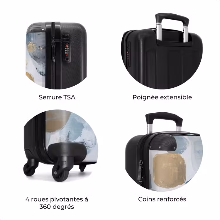 Valise - Abstrait - Or - Formes — 8