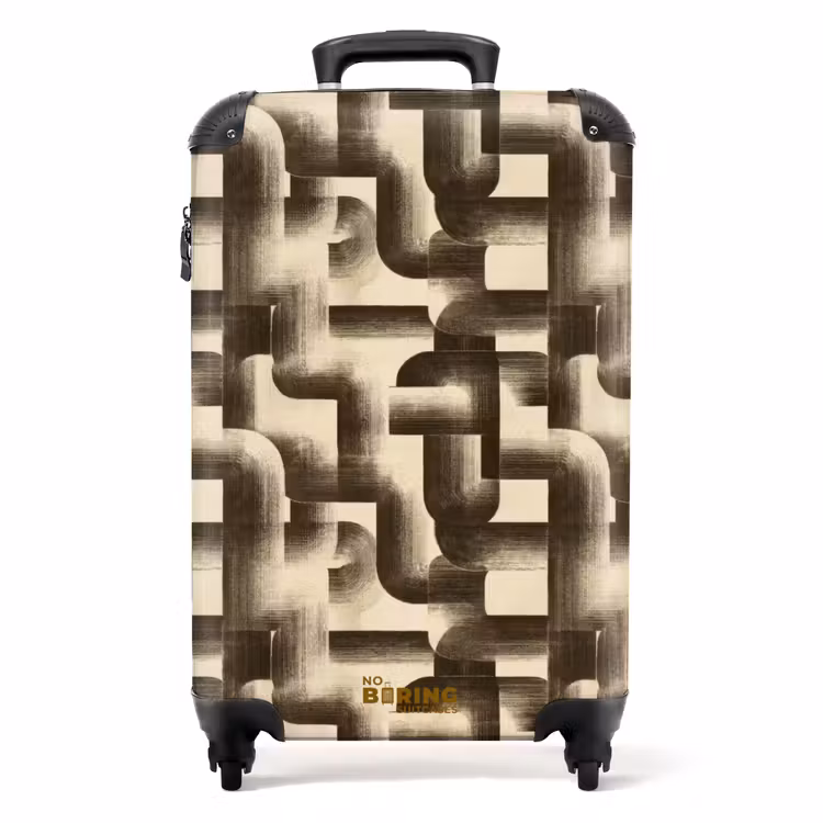 Valise - Abstrait - Rétro - Noir — 1