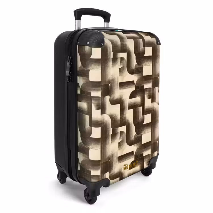 Valise - Abstrait - Rétro - Noir — 2