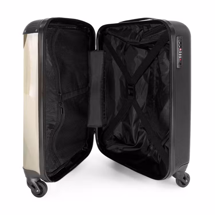 Valise - Avions - Abstrait - Beige - Cercles — 5
