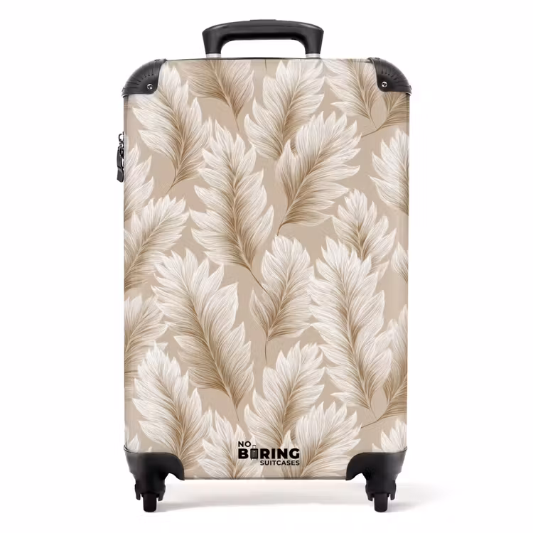Valise - Botanique - Motif - Beige — 1