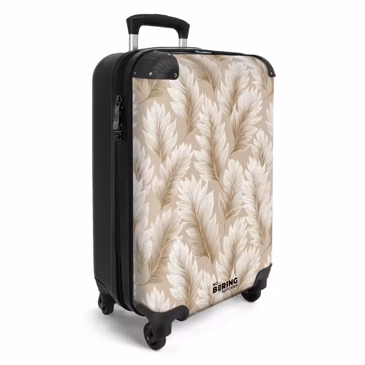 Valise - Botanique - Motif - Beige — 2