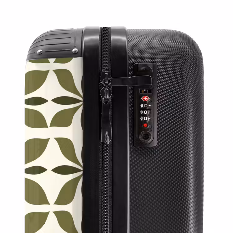 Valise - Botanique - Rétro - Vert — 6