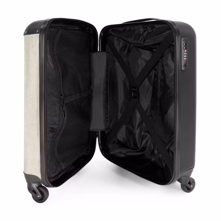Valise - Couleur sable - Moderne - Lisse — 5