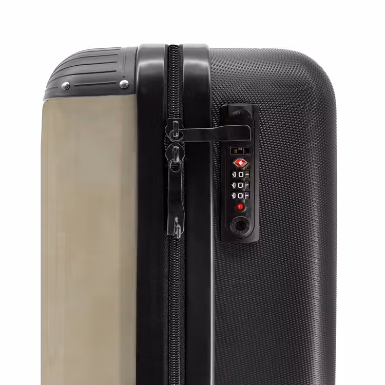 Valise - Couleur taupe - Texture nuageuse - Naturelle — 6