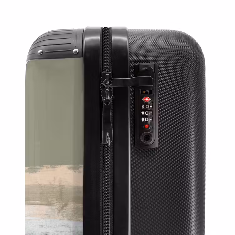 Valise - Coups de pinceau - Abstrait - Tons de terre — 6