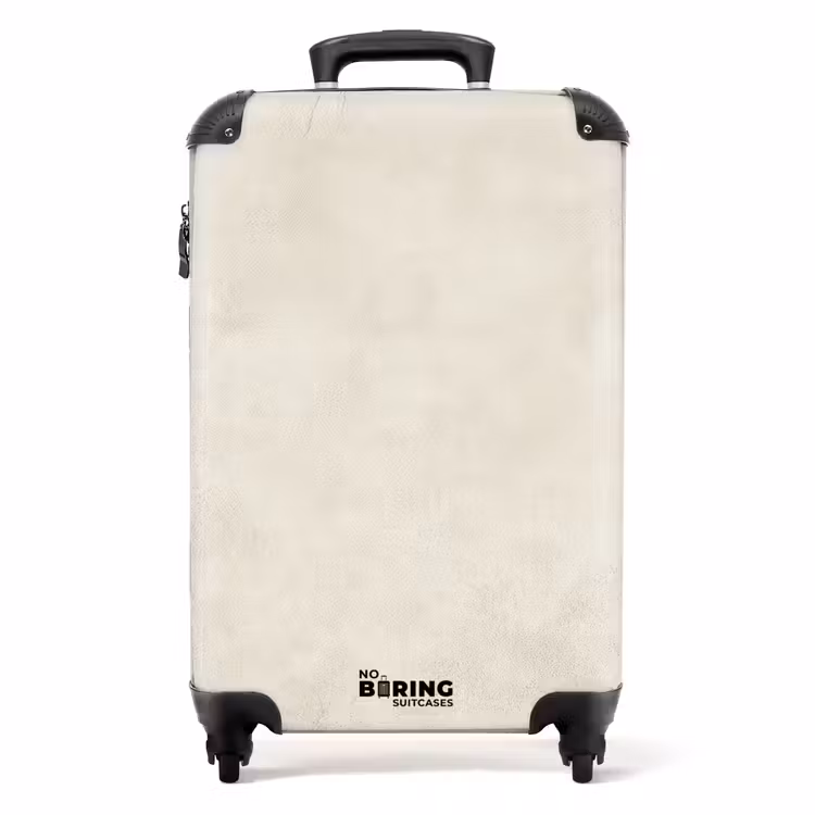 Valise - Crème - Lisse - Béton — 1