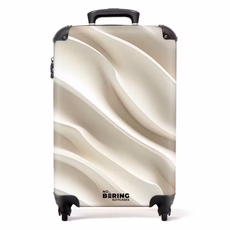 Valise - Diagonal - Vagues - Crème — 1