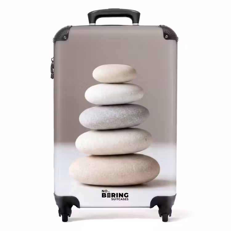 Valise - Empilés - Pierres - Gris — 1