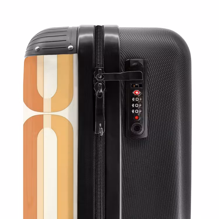 Valise - Forme en U - Rétro - Orange — 6
