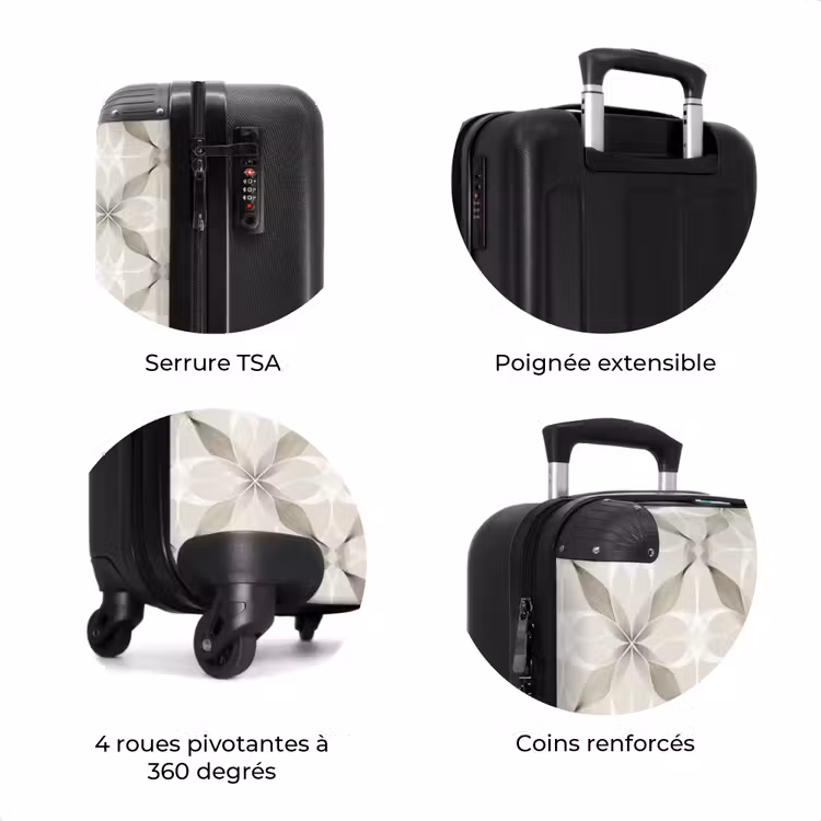 Valise - Graphique - Motif - Gris — 8
