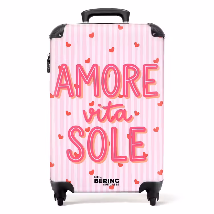 Valise - Amore vita sole - Pink - Hearts — 1