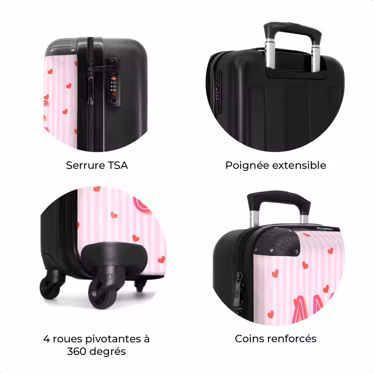 Valise - Amore vita sole - Pink - Hearts — 8