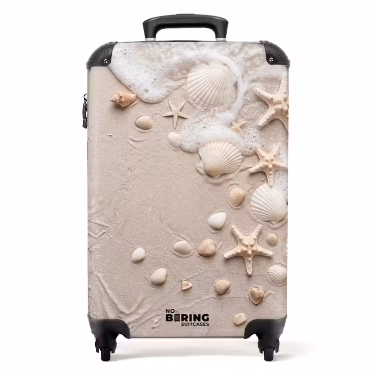 Valise - Coquillages - Étoiles de mer - Plage — 1