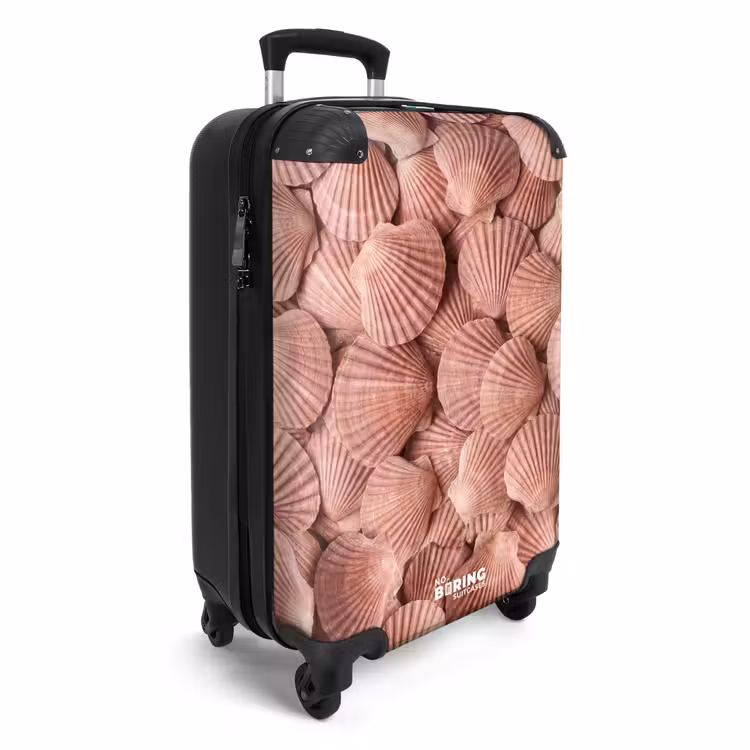 Valise - Coquillages - Motif - Rose — 2