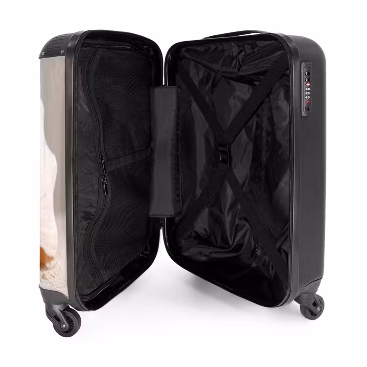 Valise - Coquille - Détail - Beige — 5