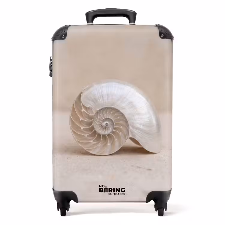 Valise - Coquille - Spirale - Beige — 1