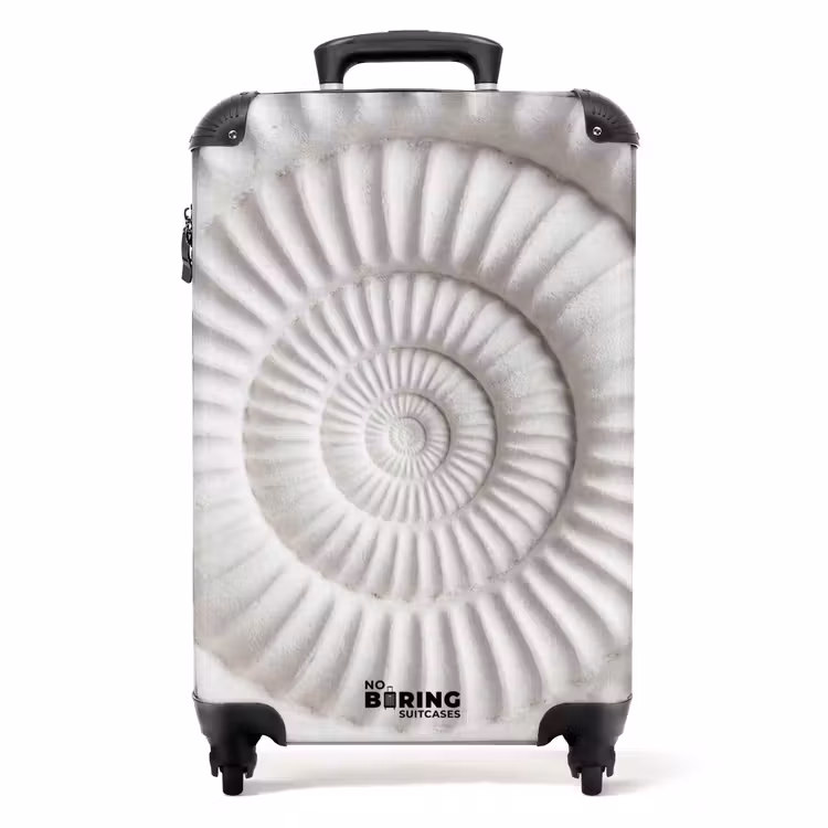 Valise - Coquille - Spirale - Blanc — 1