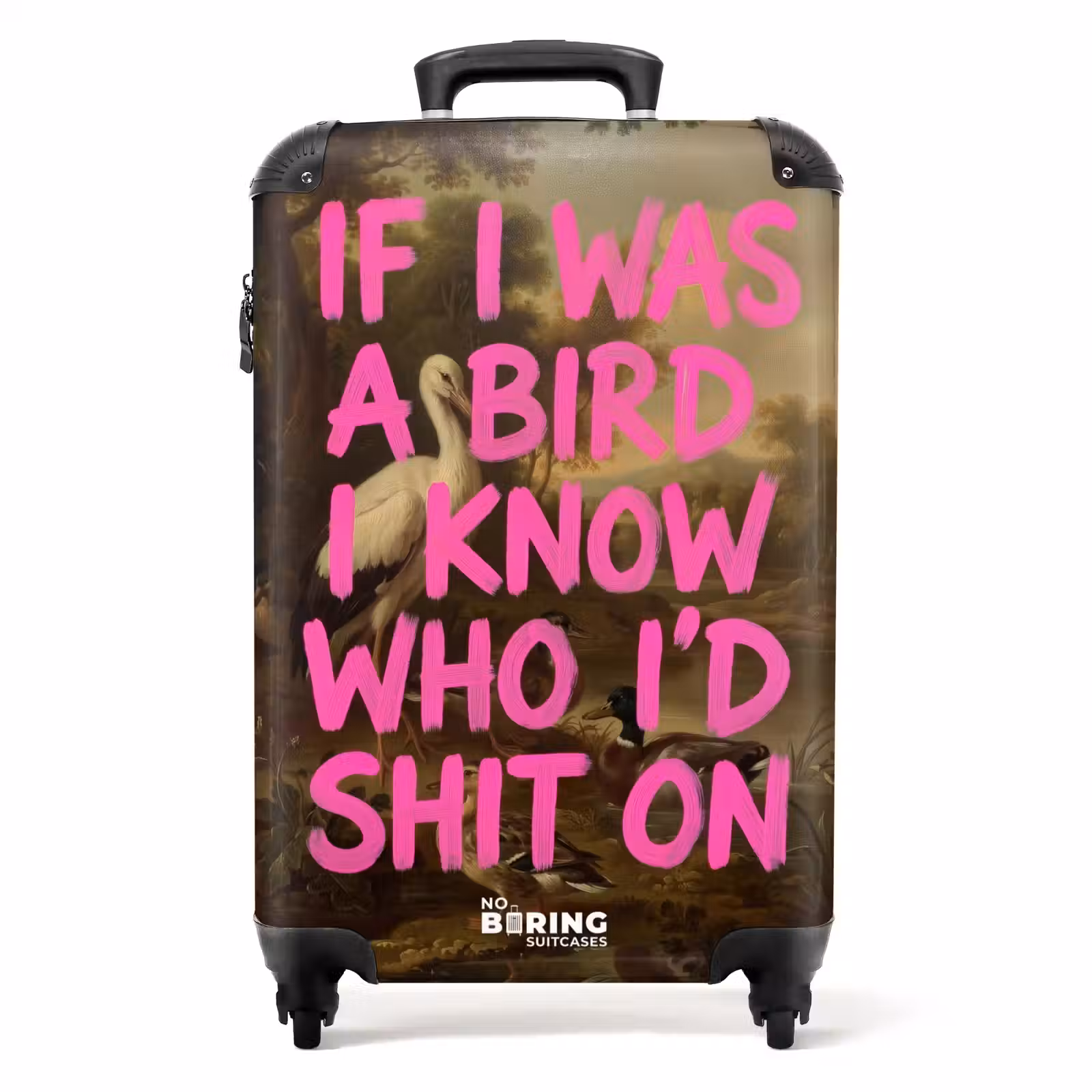 Valise - Classique - Humour - Rose — 1