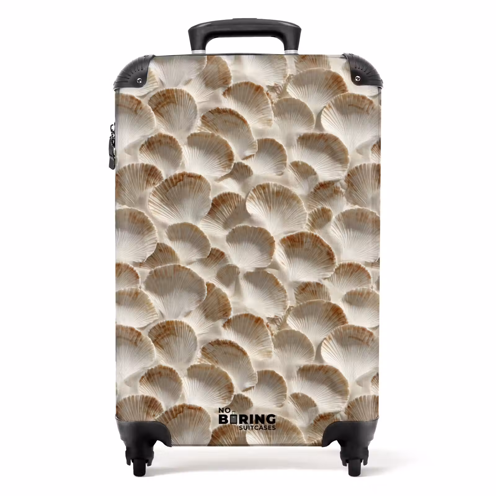 Valise - Coquillages - Forme éventail - Blanc — 1