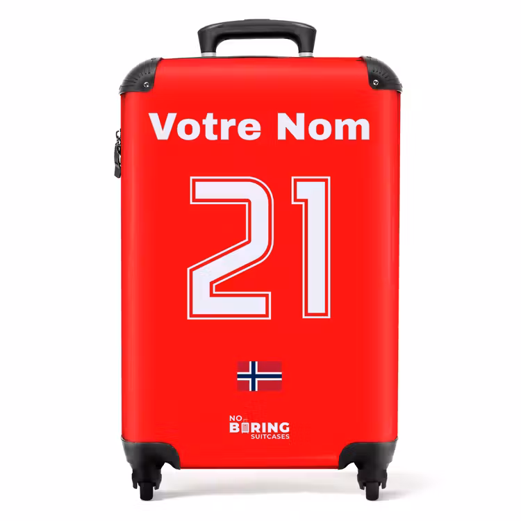 Valise avec nom - Maillot domicile de la Norvège — 1