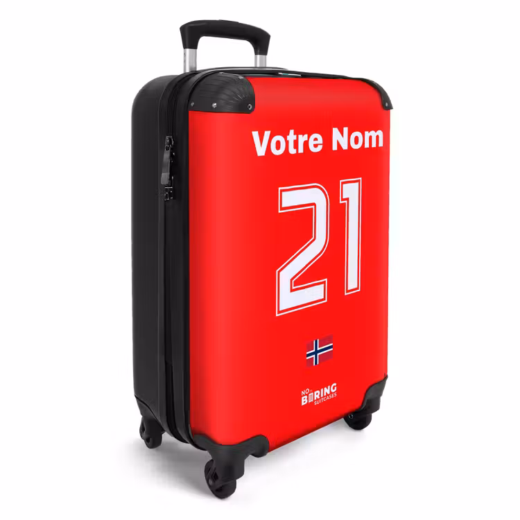 Valise avec nom - Maillot domicile de la Norvège — 2