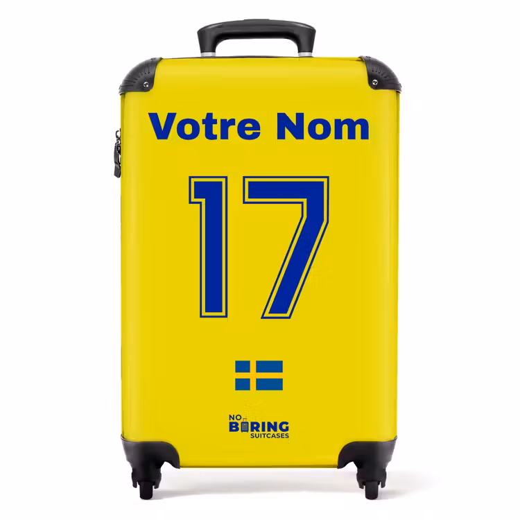 Valise avec nom - Maillot domicile de la Suède — 1