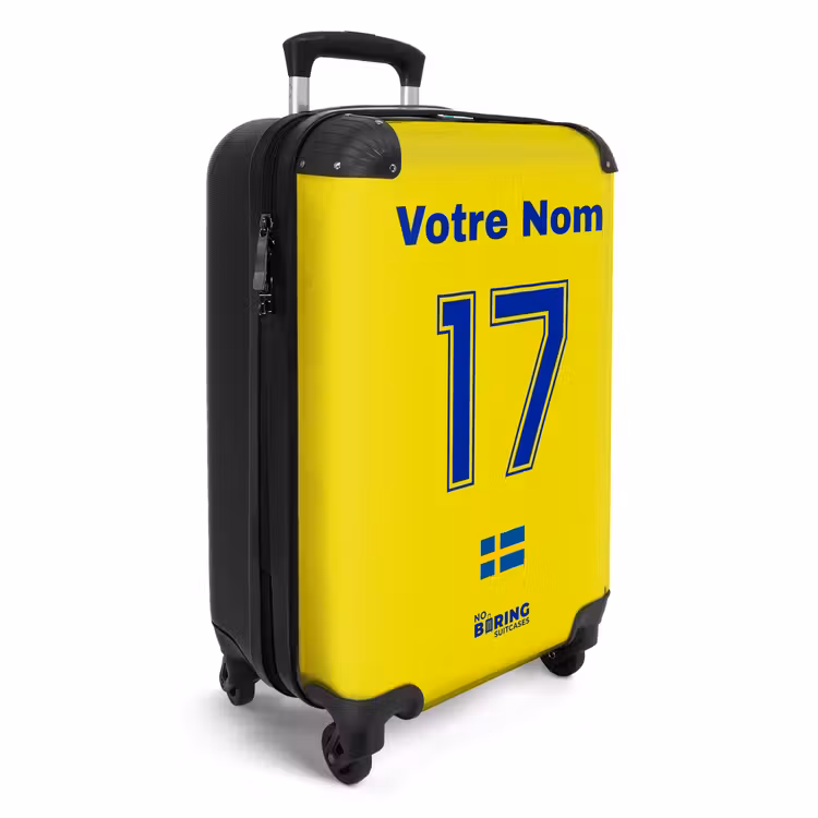 Valise avec nom - Maillot domicile de la Suède — 2