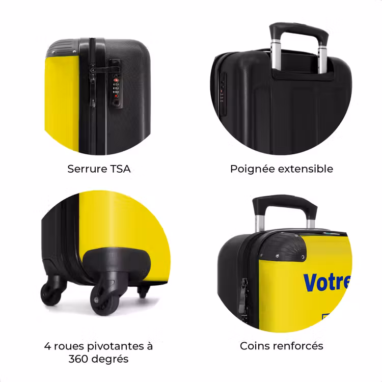 Valise avec nom - Maillot domicile de la Suède — 8