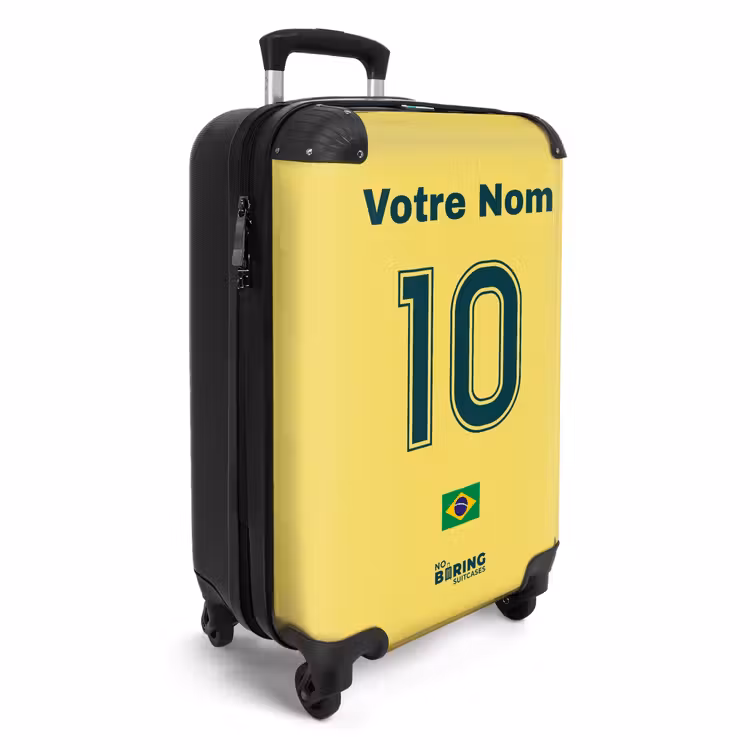 Valise avec nom - Maillot domicile du Brésil — 2