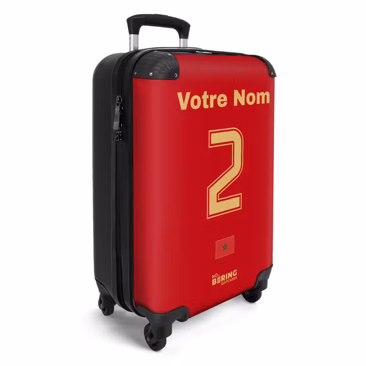 Valise avec nom - Maillot domicile du Maroc — 2