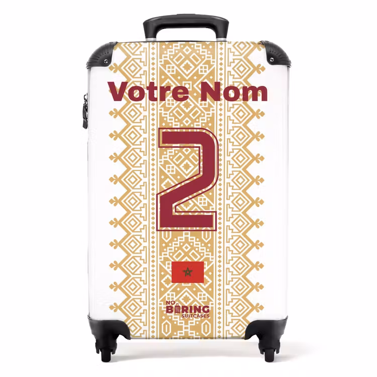 Valise avec nom - Maillot extérieur du Maroc — 1