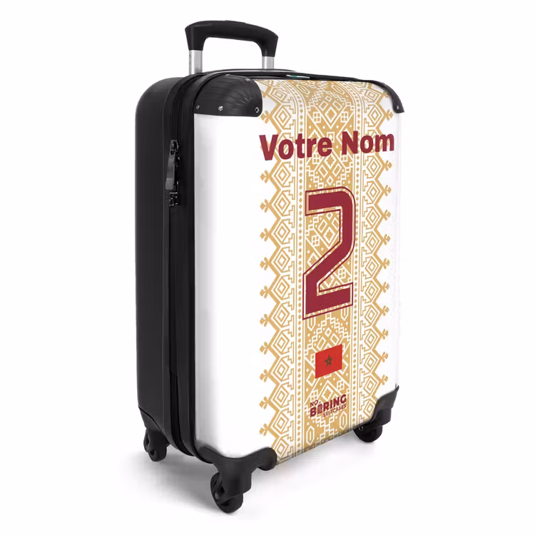 Valise avec nom - Maillot extérieur du Maroc — 2