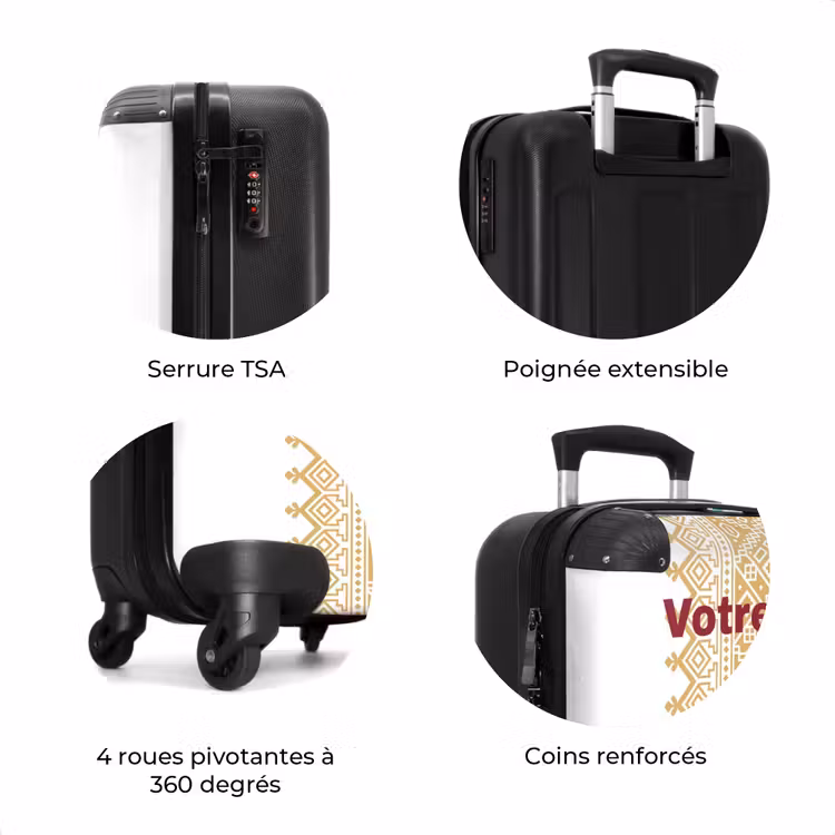 Valise avec nom - Maillot extérieur du Maroc — 8